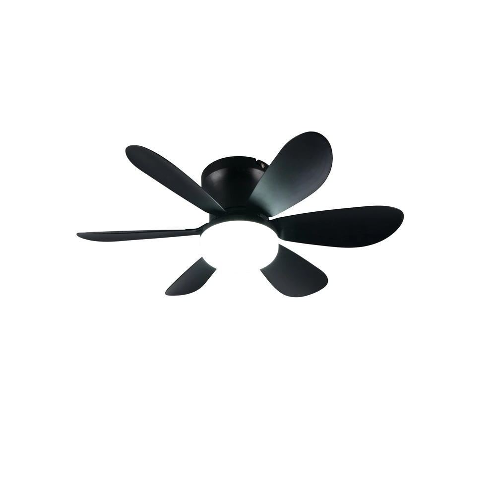 Éventail noir Lund Plafond Trio 4017807643732