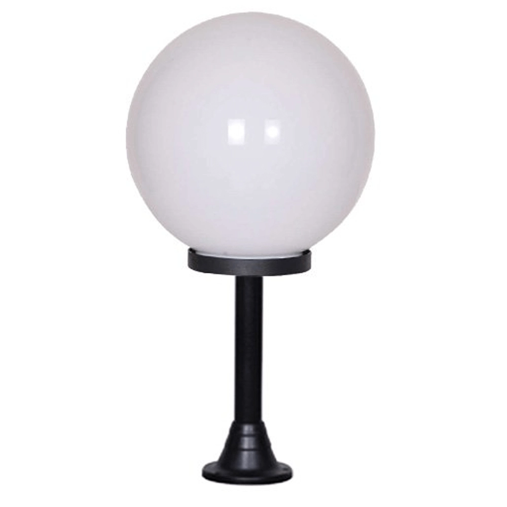 Lampe de jardin Globe Bolano 91cm. opale debout Lampe de jardin Globe Bolano 91cm. opale debout