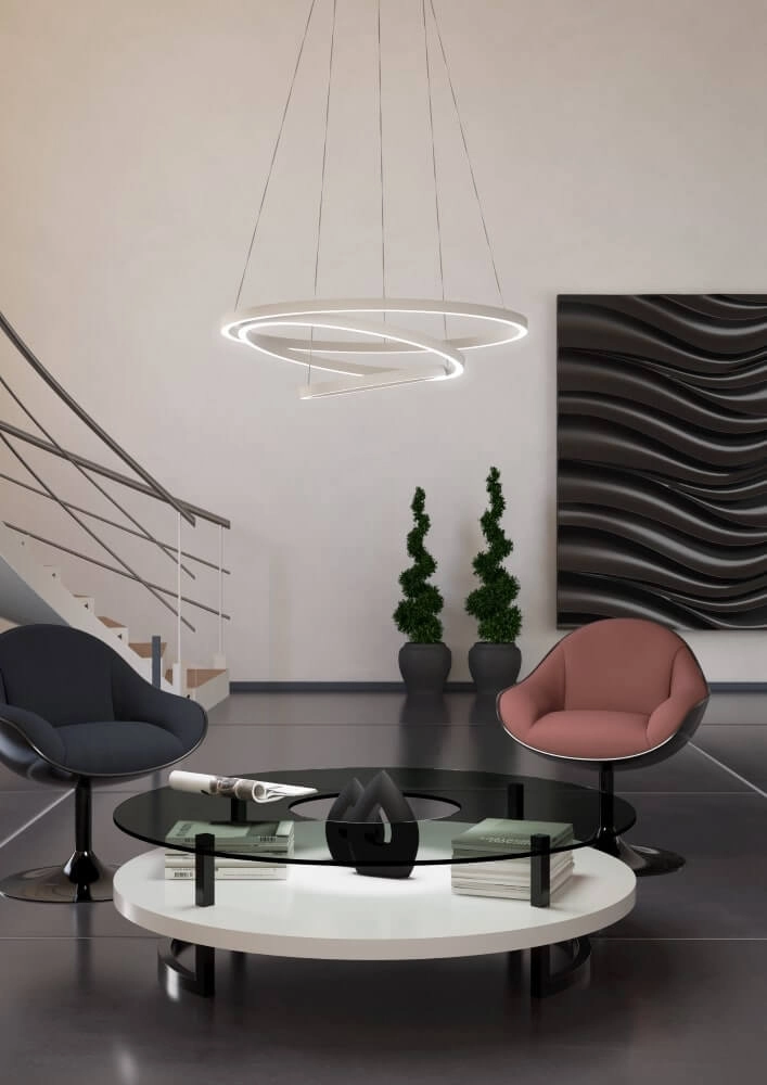 Lampe suspendue Zigbee Lobinero-Z blanc Eglo 9008606244140