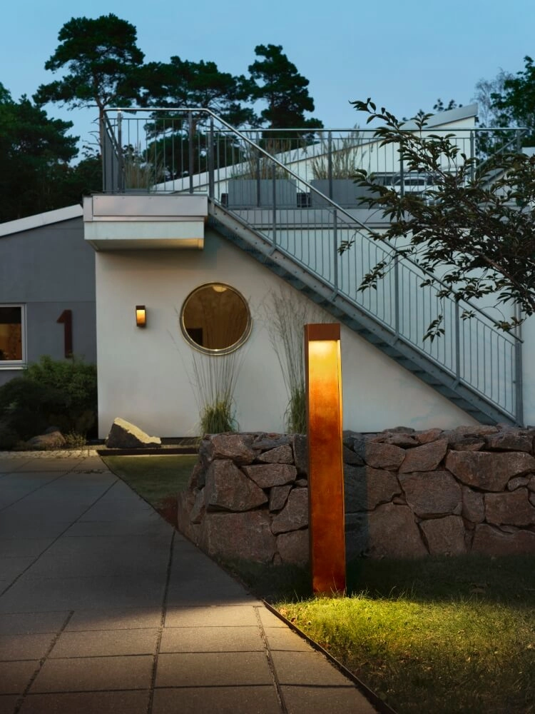 Éclairage de chemin Rho Brun rouille KonstSmide 7318307360974