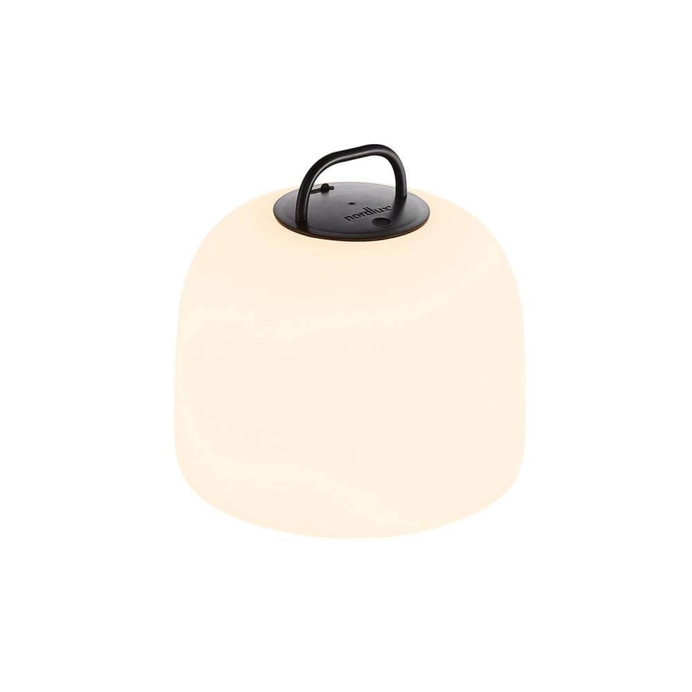 Lampe de table Kettle To-Go rechargeable blanc avec noir Ø22cm
