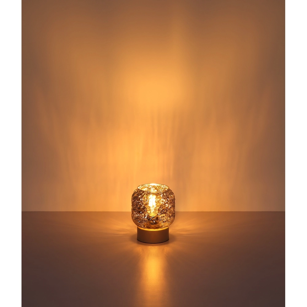 Lampe de table Antonio brun sable Globo 9007371566723