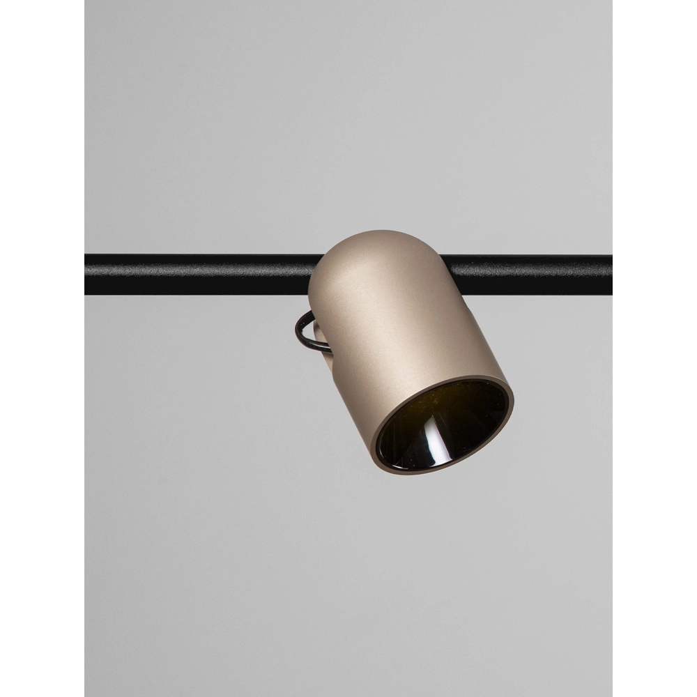 Suspension Sirmos Noir avec brun moka Lyora 5212017461889