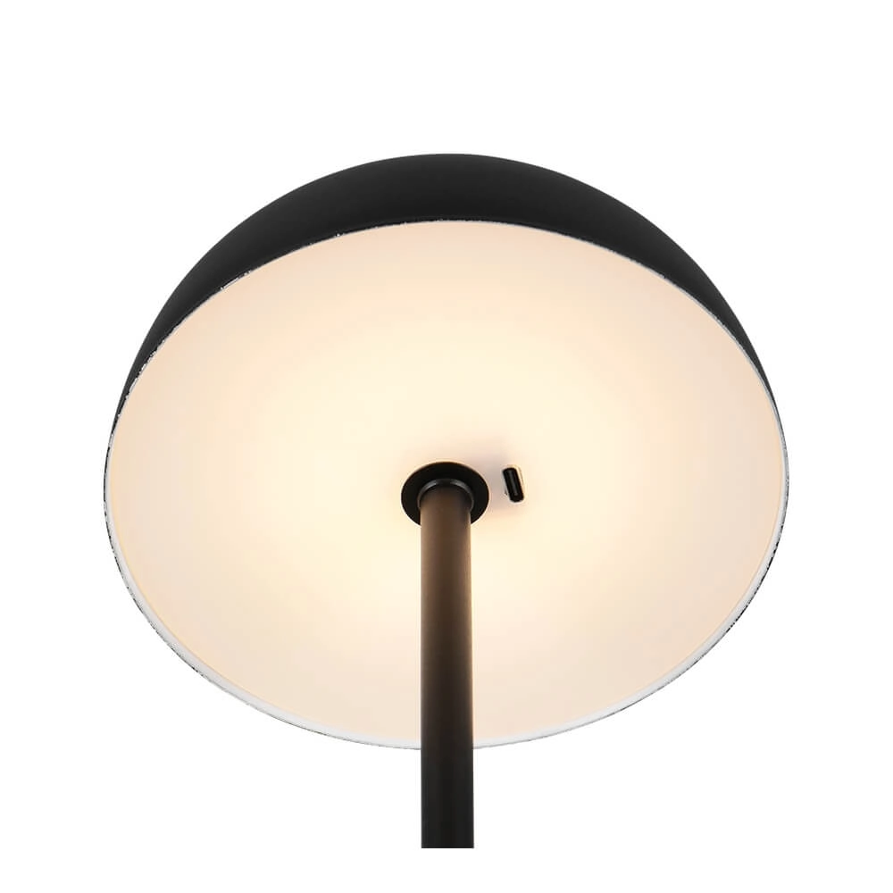 Lampe de table Munoz noir Ø 13cm Trio 4017807640830