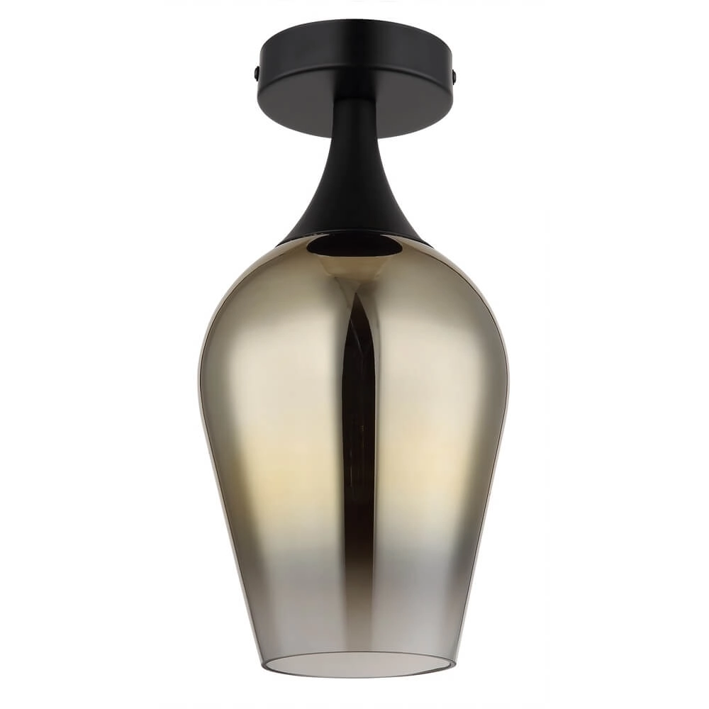 Plafonnier Lavus verre vert Ø 15cm Globo 9007371468201