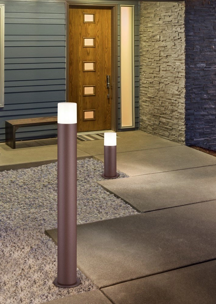 Lampe de jardin Hoosic 80cm marron Trio 4017807410570