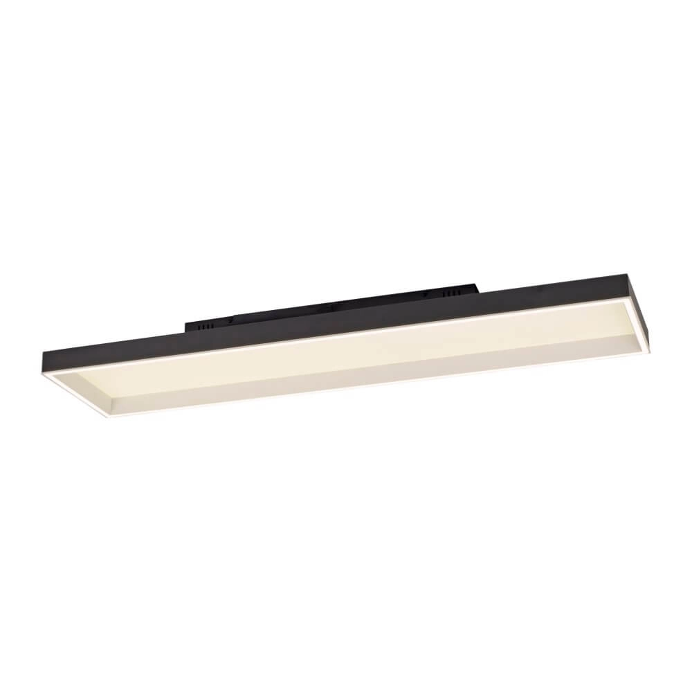 Plafonnier noir Q-Magong rectangulaire Plafonnier noir Q-Magong rectangulaire