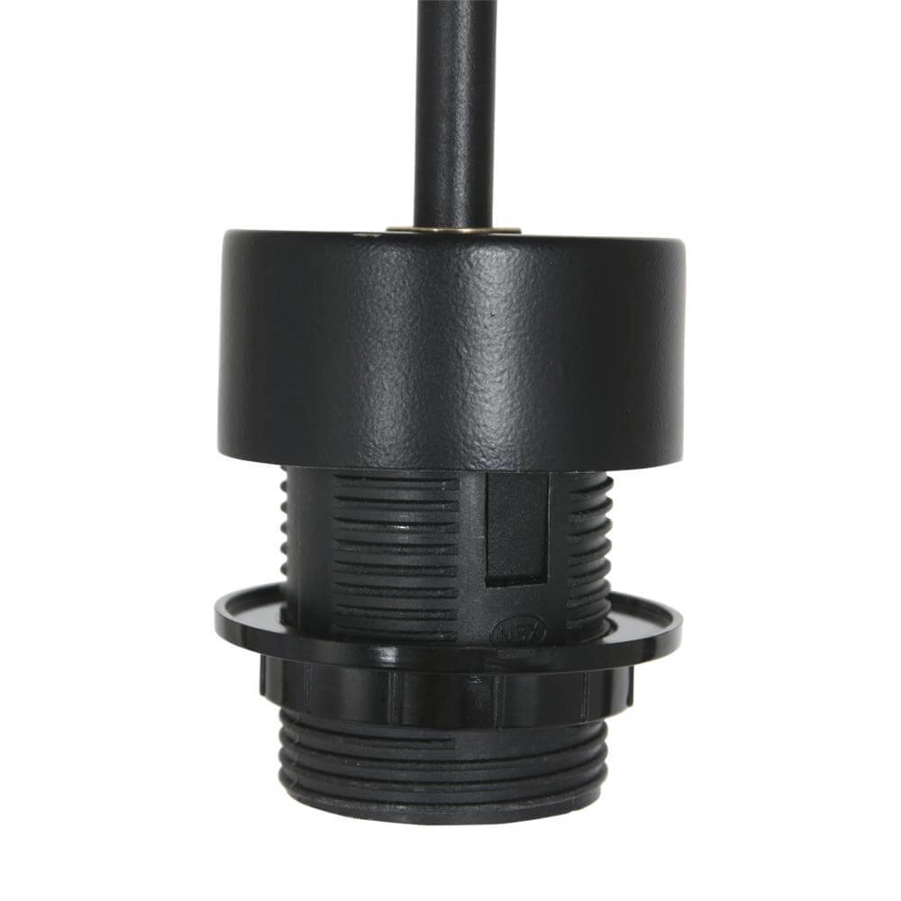 Suspension Sparkled Light noir avec abat-jour en bambou Ø 50cm Steinhauer 8712746172522