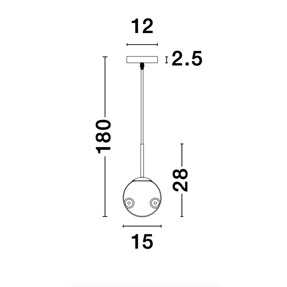 Suspension Spada Uniquement gris avec de l’or Lyora 5212017420961