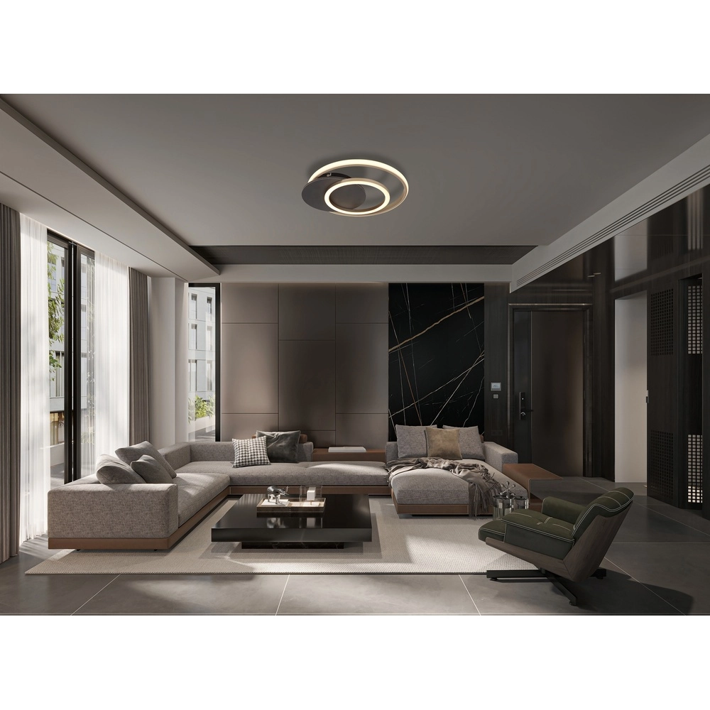 Lampe de plafond à design Julio gris Globo 9007371474387