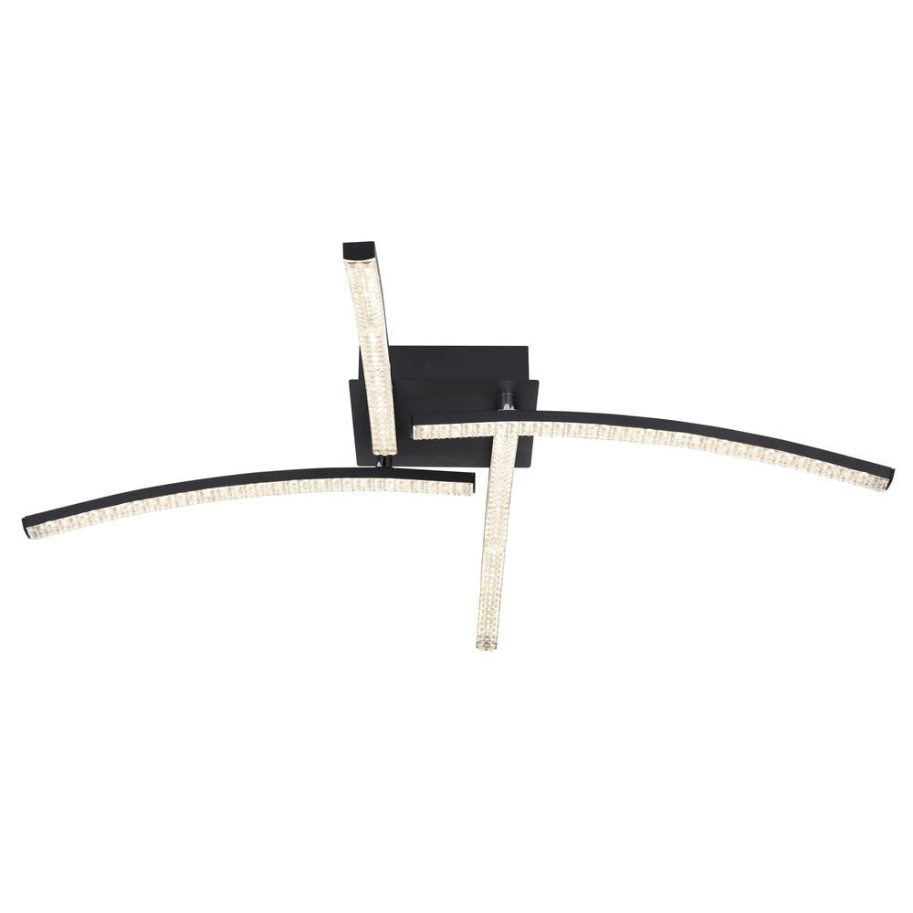 Lampe de plafond à design Jules Noir Globo 9007371421602