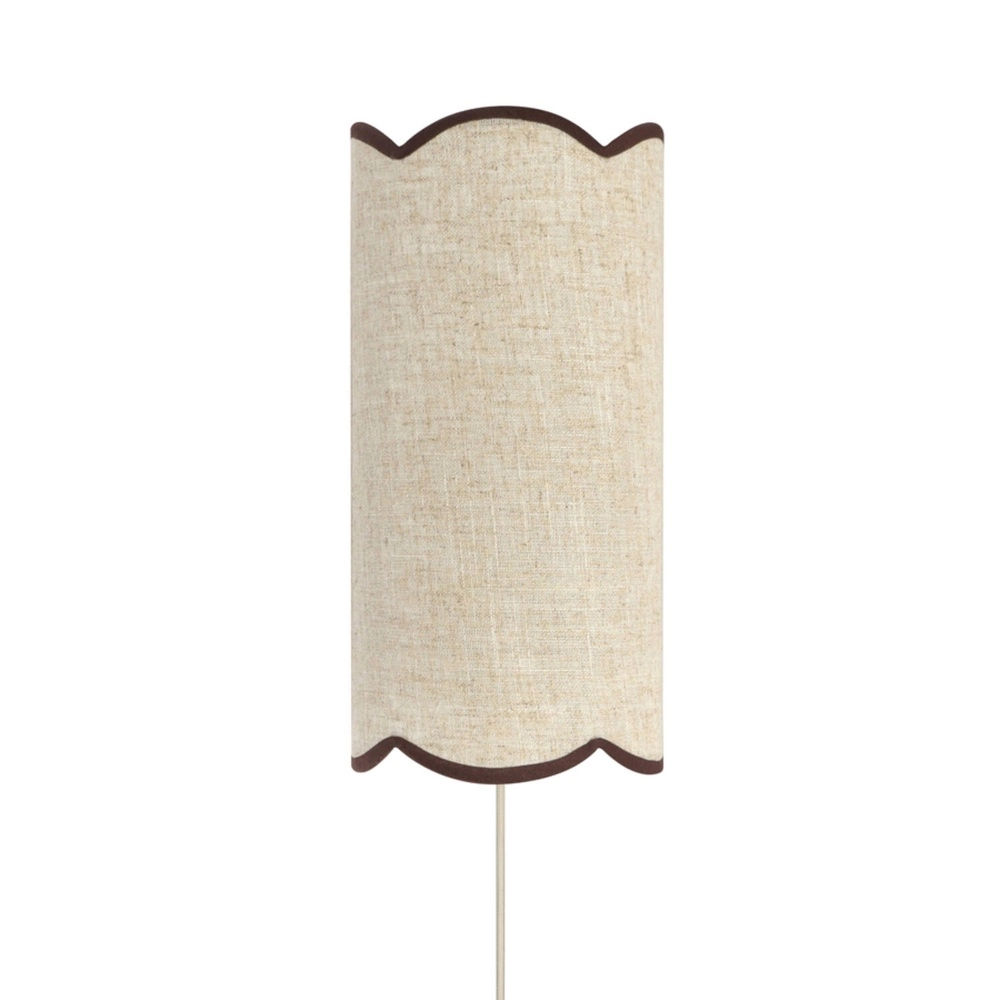 Lampe murale Vyana Marron 30,5 cm