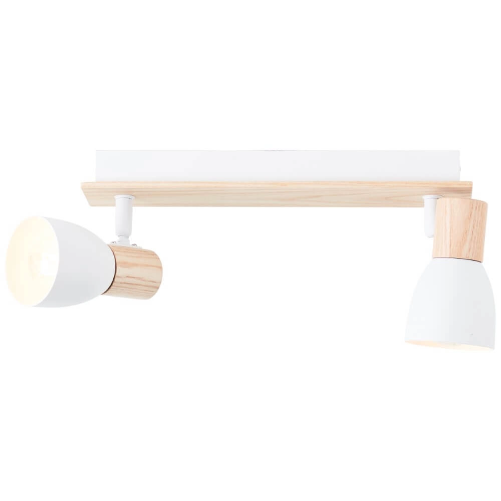 Plafonnier Daintree 2 lumières blanc Brilliant 4004353408724