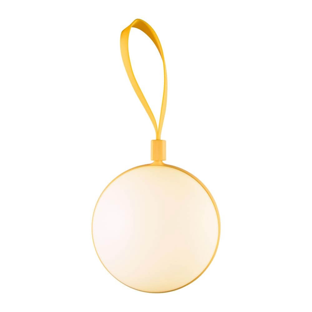 Lampe de table élégante Bring To-Go jaune Ø 12cm Nordlux 5704924014758