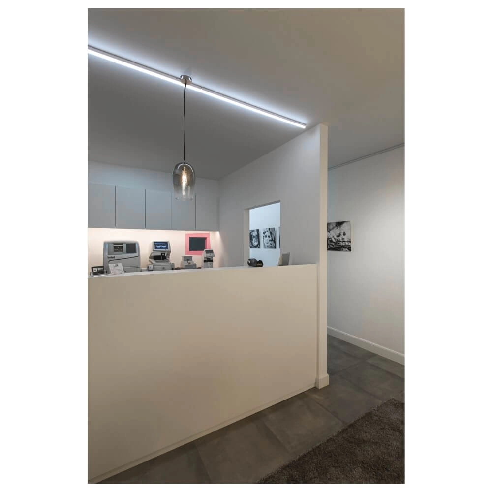 Lampe à suspension en verre Pantilo verre fumé - Ø 18cm SLV 4024163266420