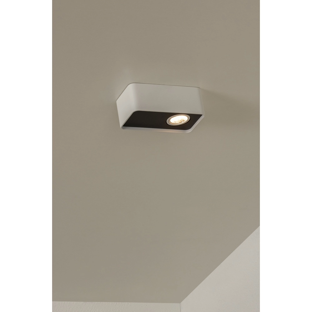 Lampe de plafond à une lumière Angular Blanc Premium by Lucide 5411212234391