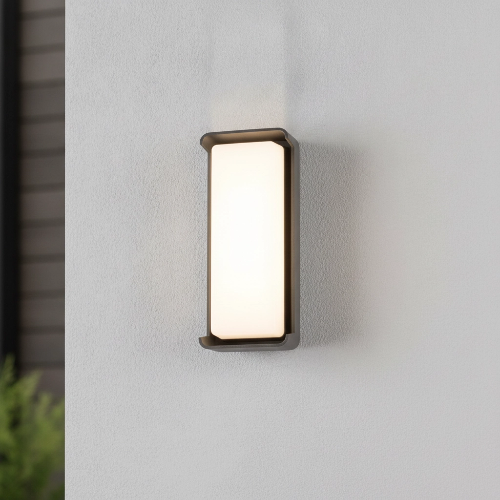 Lampe d’extérieur élégante Keen gris