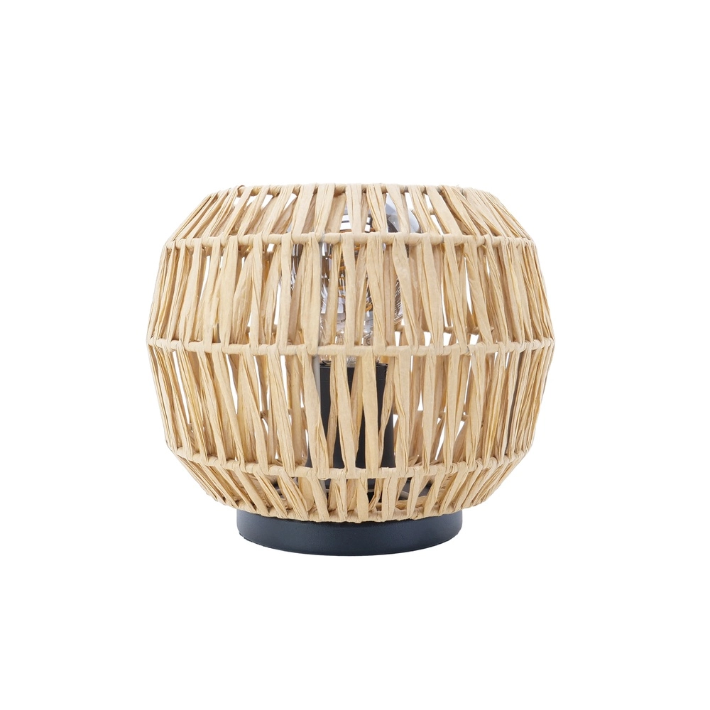 Lampe de table en rotin Sheldon Ø 21cm Eglo 9008606359806