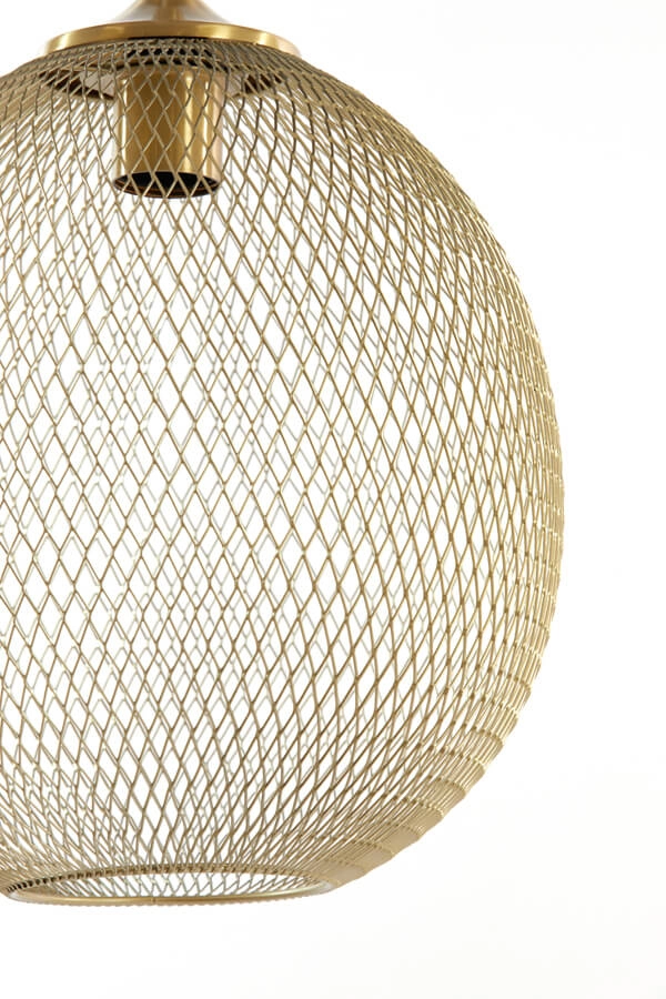 Suspension dorée Moroc 3 lumières Light & Living 8717807686444