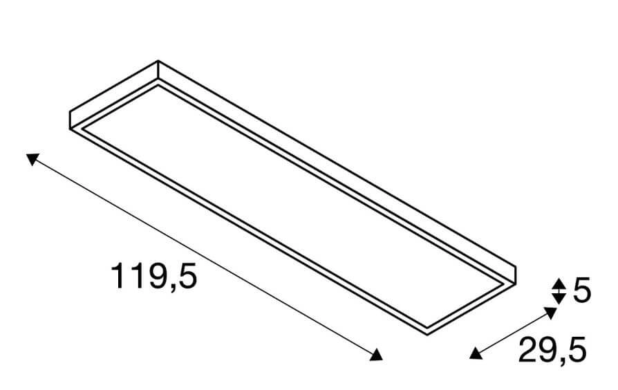 Lampe LED Panel Bureau SLV 4024163232449