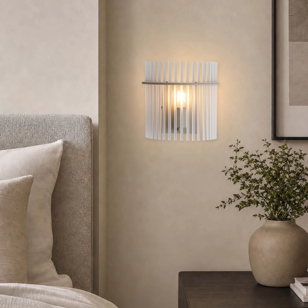 Lampe murale Swizzle brun sable Searchlight 5,05342E+12