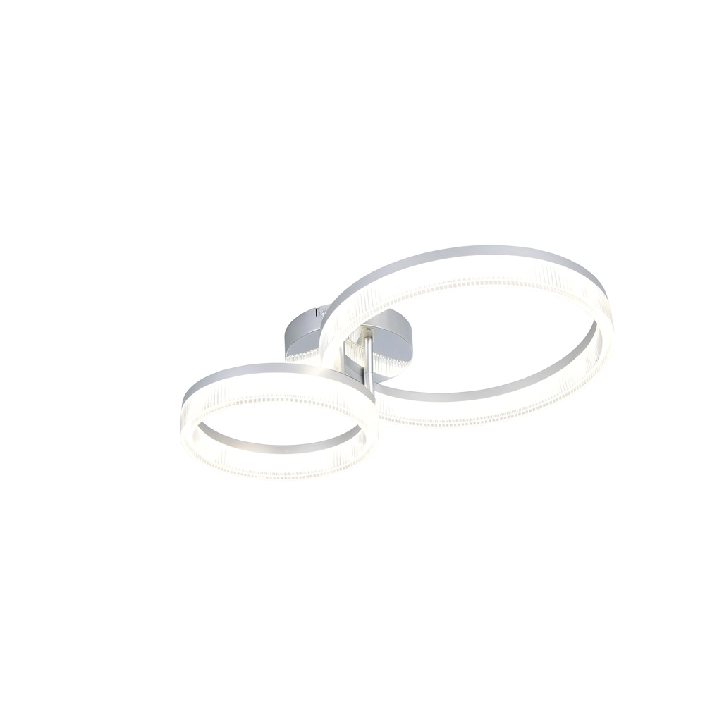 Lampe de plafond moderne Mova S chrome Trio 4017807682175