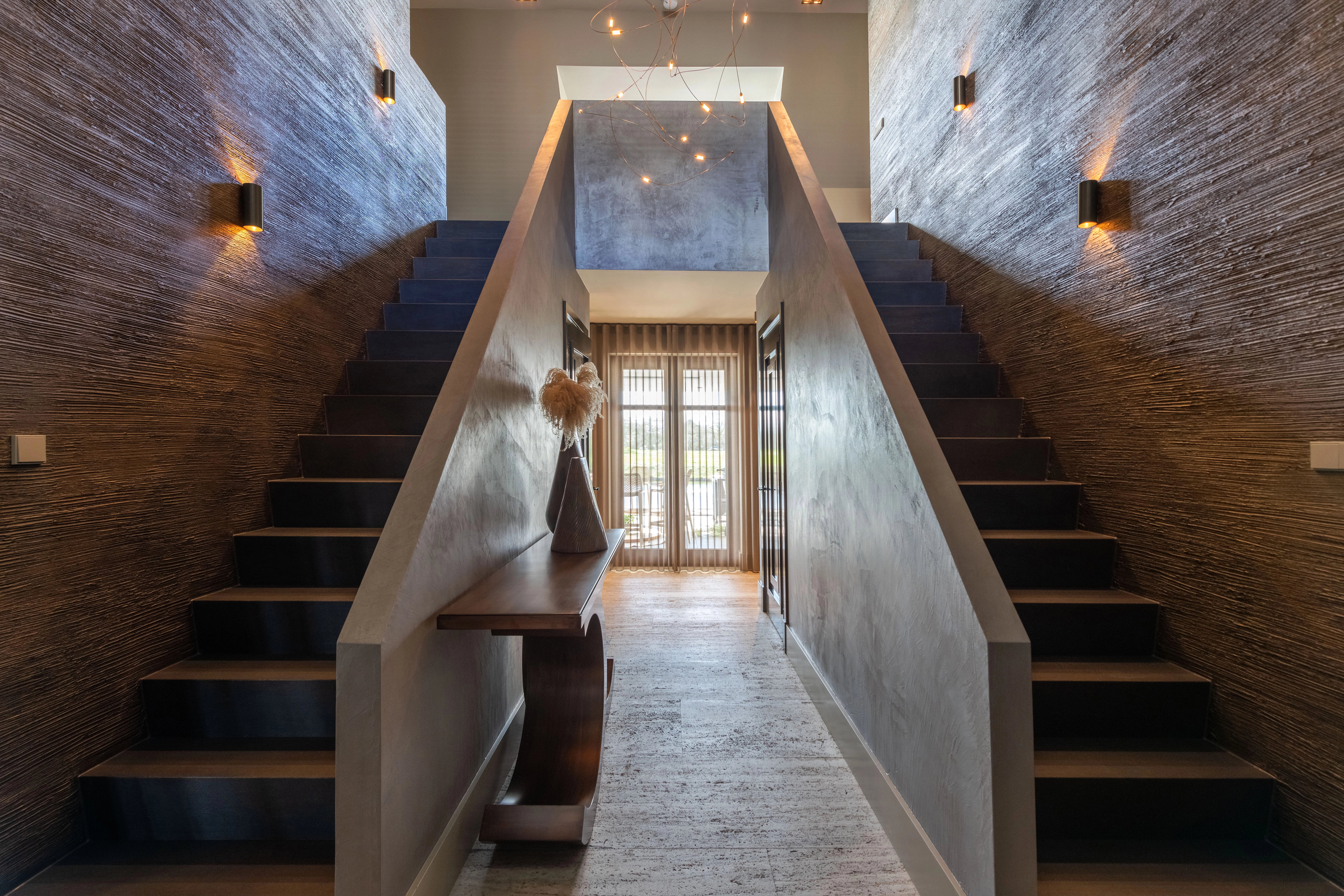 Projecteur mural élégant Brody 2 Brun antique foncé faible à chaud Artdelight 8720701104082