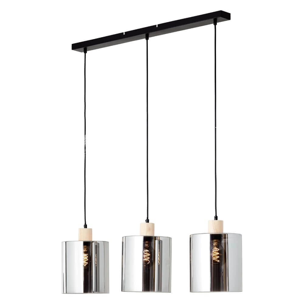 Lampe suspendue Weald 3 lumières Brilliant 4004353419256