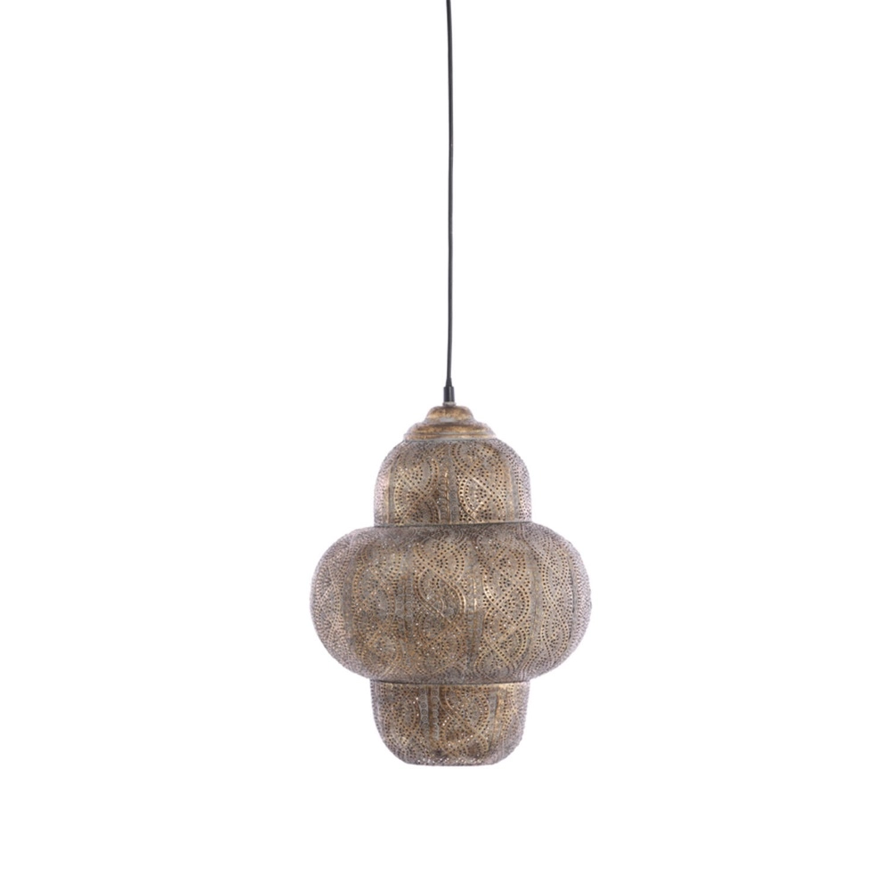 Lampe pendante Tiffany Ryota brun Ø 30,5 cm