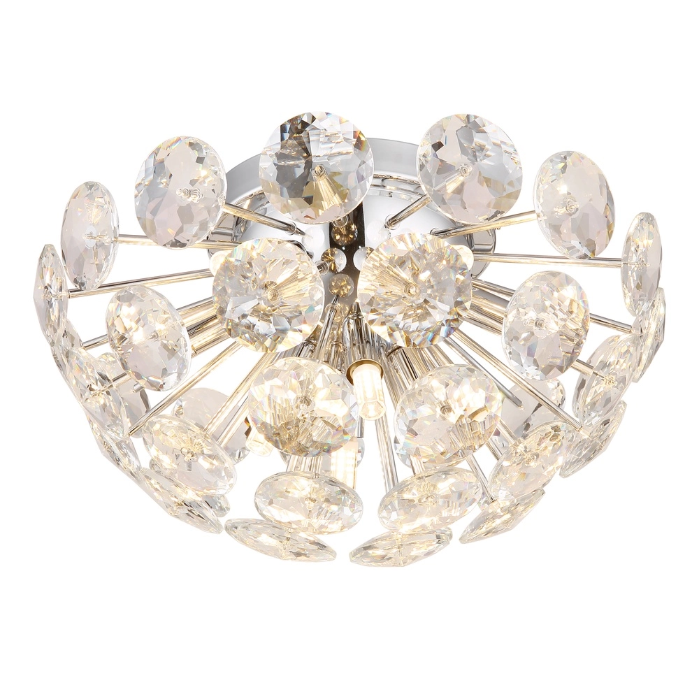 Lampe de plafond Virina Chrome