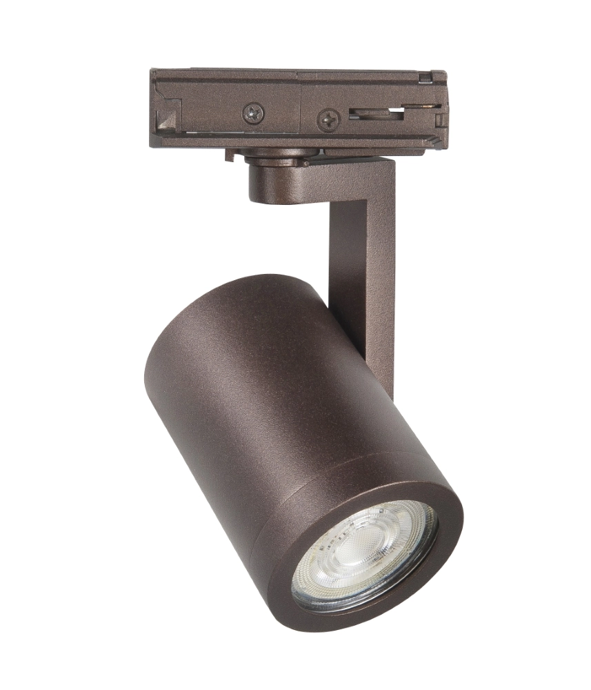 Spot de voie compacte monophasée Oliver choco - GU10