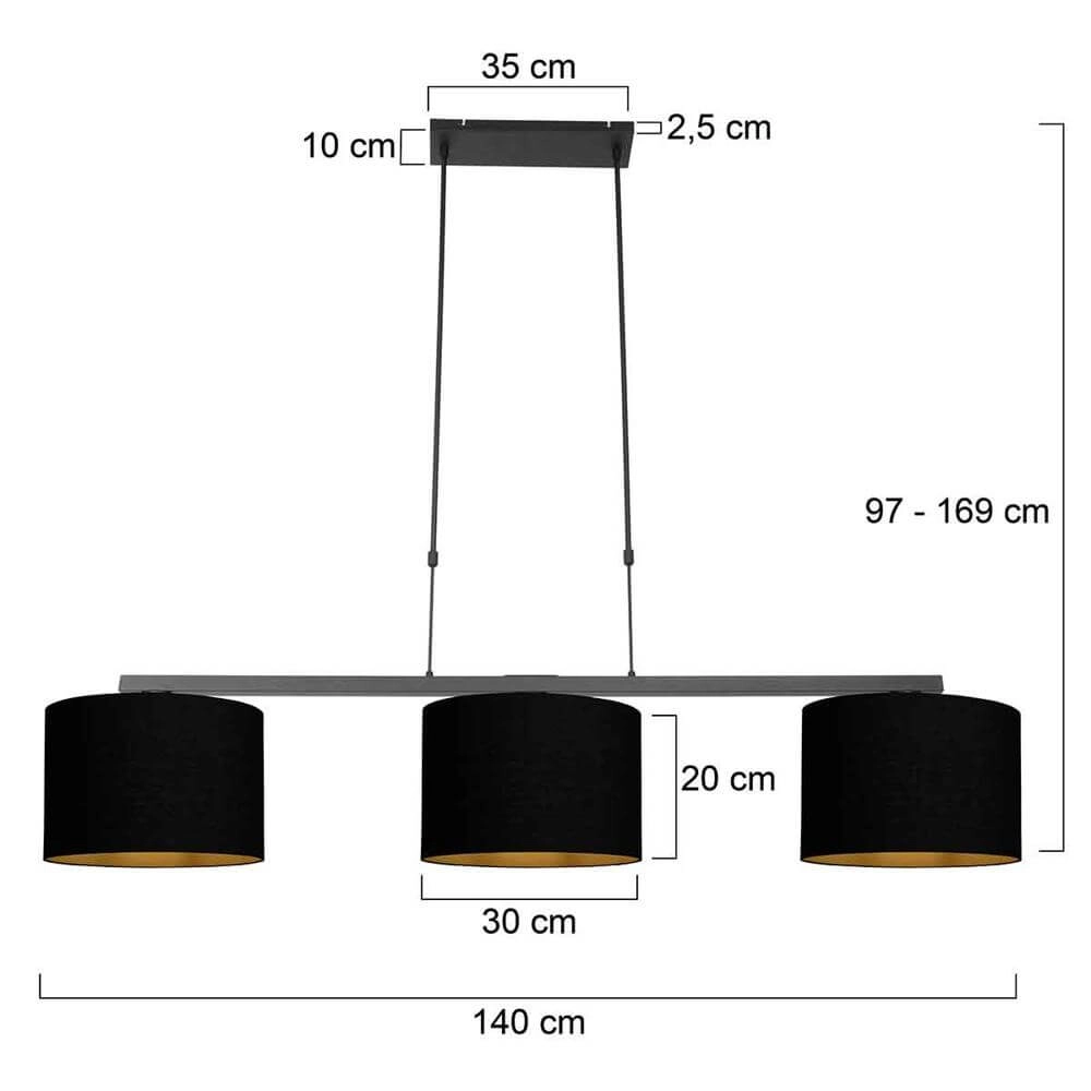 Suspension Stang noir Steinhauer 8712746175653
