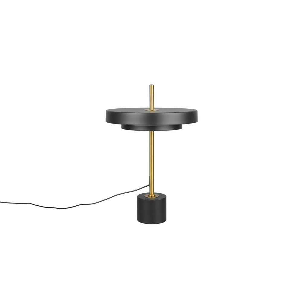 Lampe de table design Keaton noir avec or Trio 4017807655865