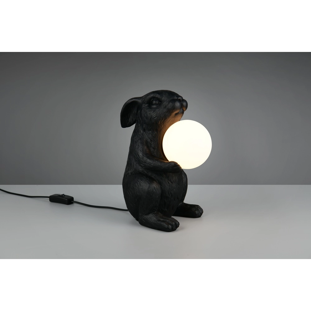 Lampe de table Rabbit noir Trio 4017807667882