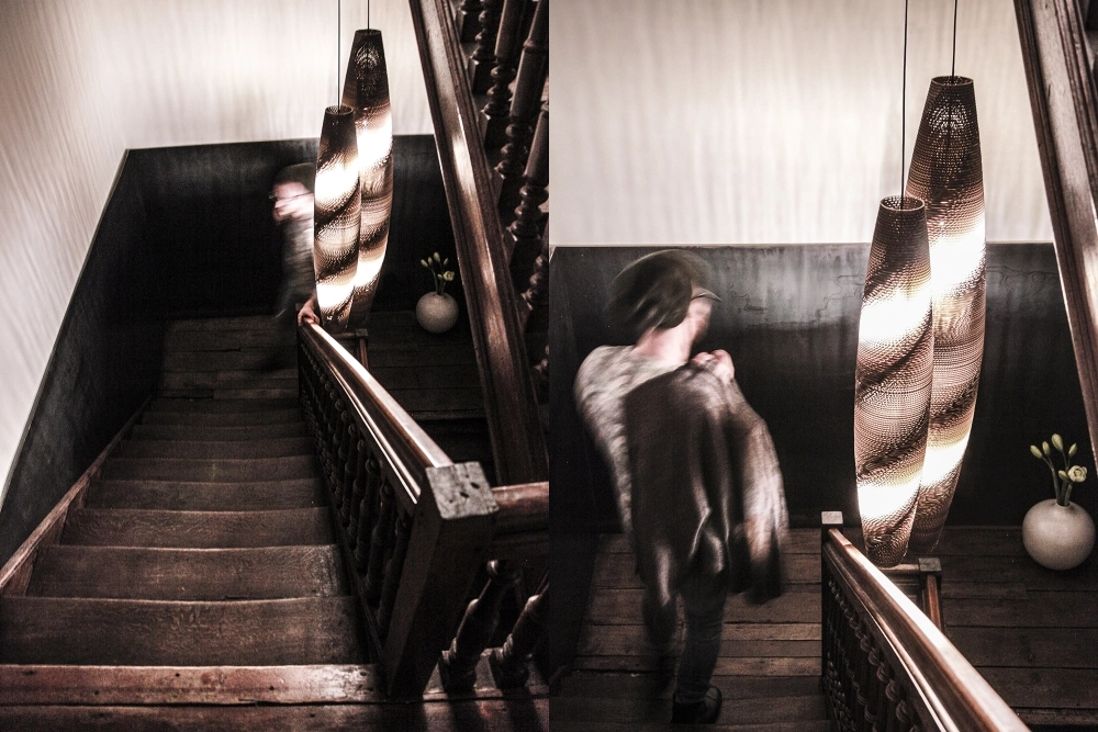 Skinny 290 Lampe pendante en carton Ø 29cm Think Paper 8720165407347