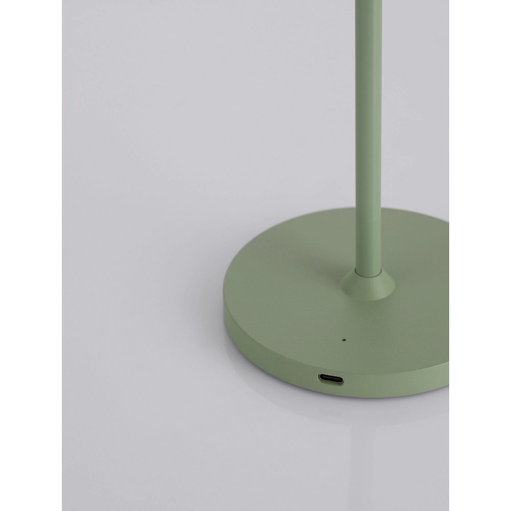 Lampe de table rechargeable Seina olive Lyora 5212017444448