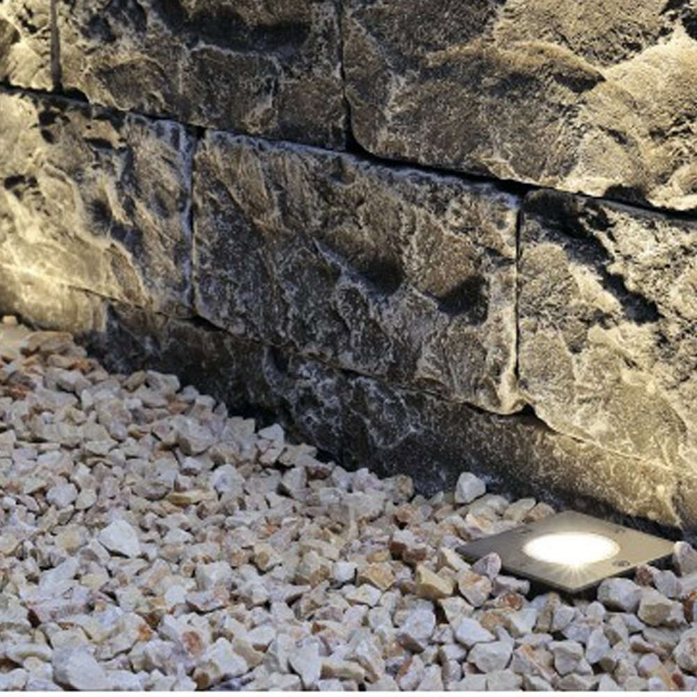 Spot pour le sol Dasar 115 SLV 4024163113373