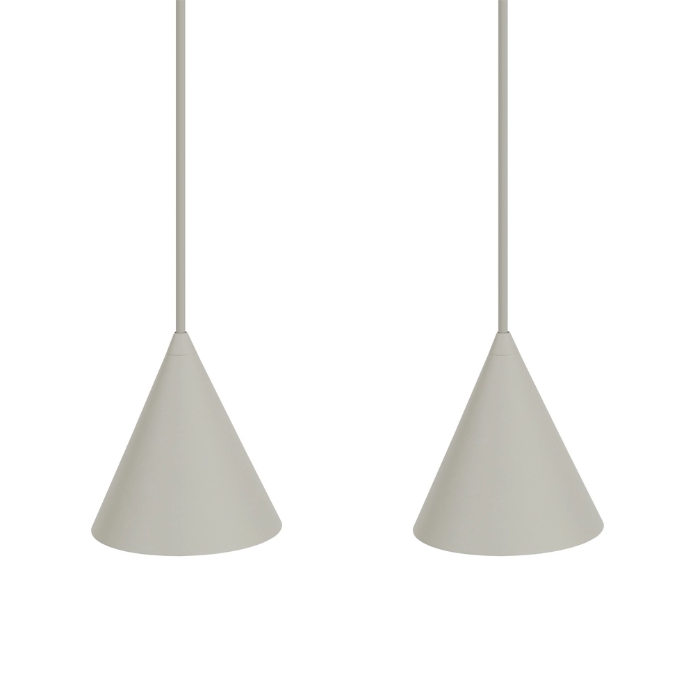 Lampe de plafond et suspension Fourty gris Lyora 5903139114516