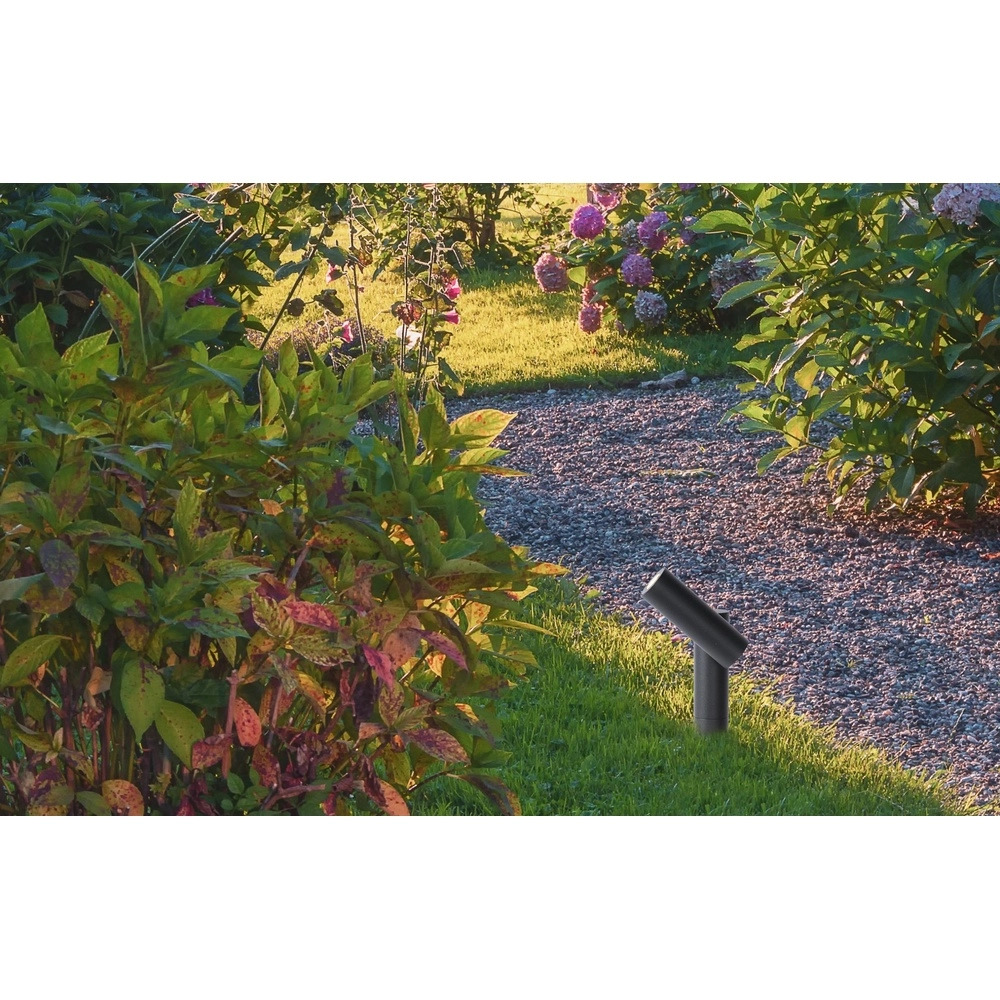 Emplacement de pointe de jardin Tatum anthracite Lucide 5411212271662