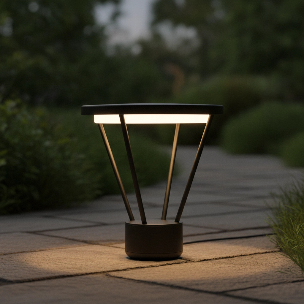 Lampe de jardin design Virtus anthracite