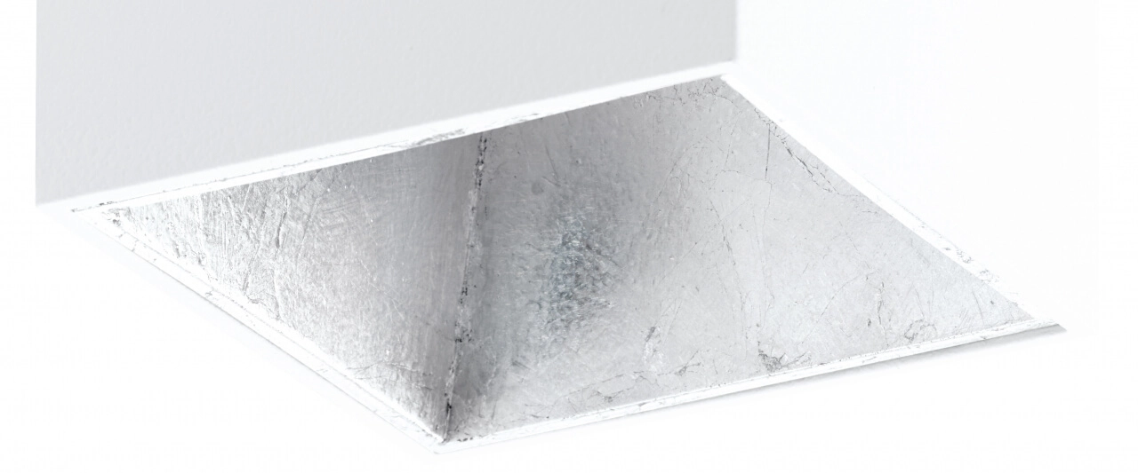 Spot LED Polasso Down 1x3w - 3000K - carré de 10cm Eglo 9002759944995