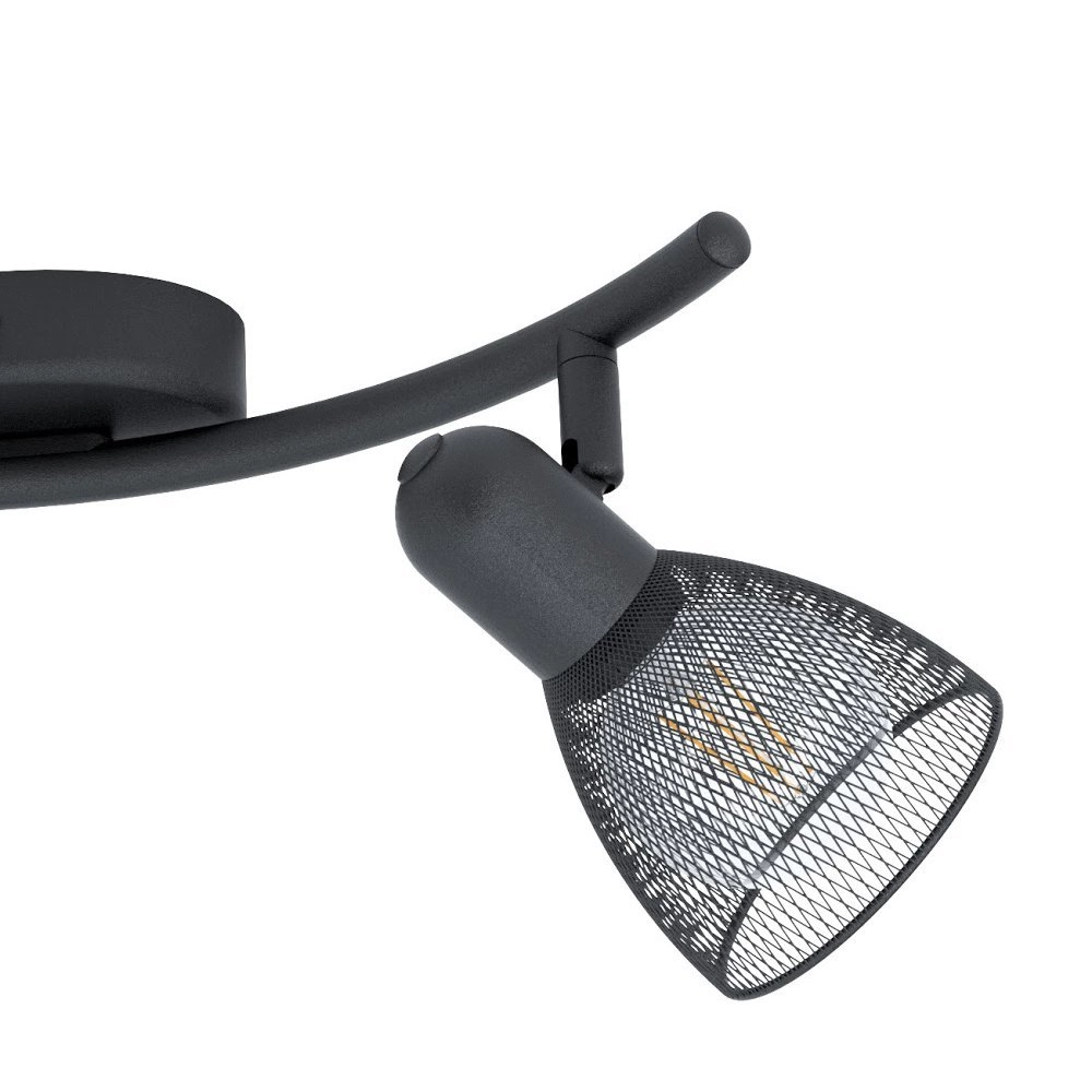 Spotlight Carovigno 2 lumières noir Eglo 9002759986223
