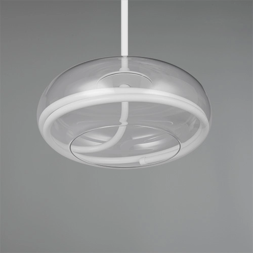 Lampe pendante de conception Tarsia blanc Ø 40cm Trio 4017807683325