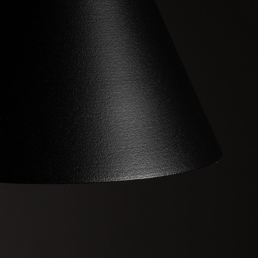Lampe pendante de conception Zenith noir Ø 11cm Lyora 5903139114523