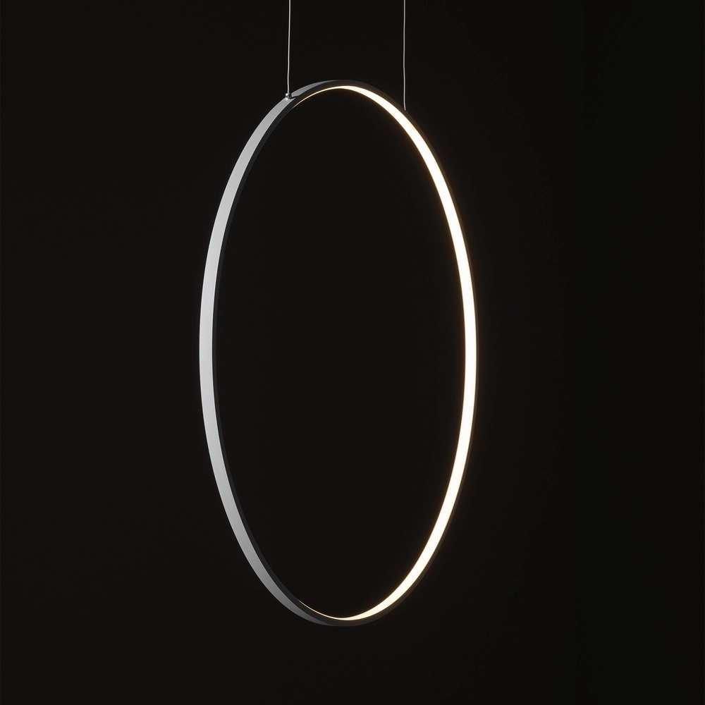 Lampe pendante de conception Circolo Led blanc Ø 60 cm vertical Lyora 5903139116053