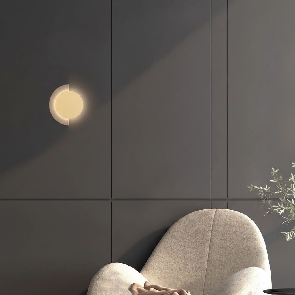 Lampe murale de conception Molli travertin Ø 21cm