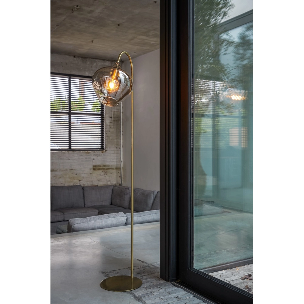 Lampe de pied Rakel bronze Light & Living 8717807303211