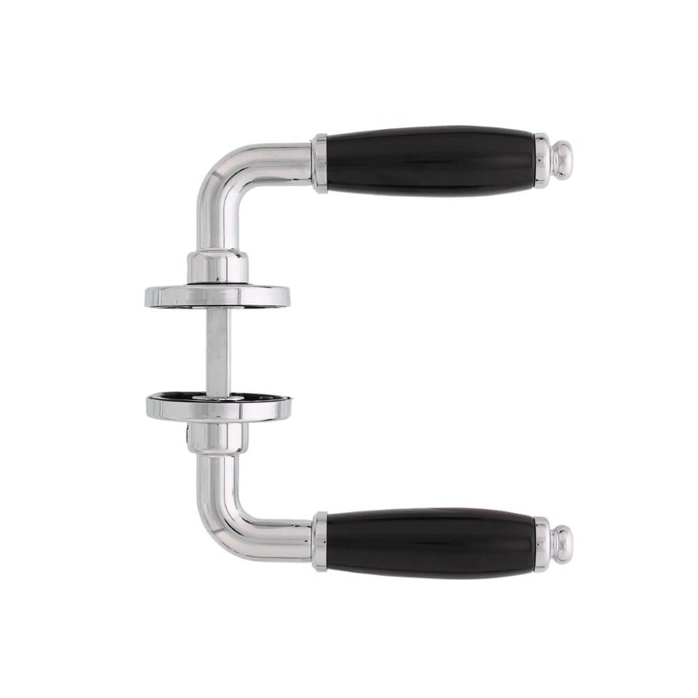 Poignée Courgette sur rosace chrome Intersteel 8714186489208