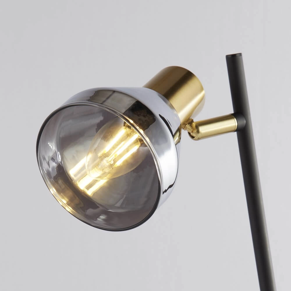 Lampe de bureau Westminster noir avec de l'or Searchlight 5053423227931