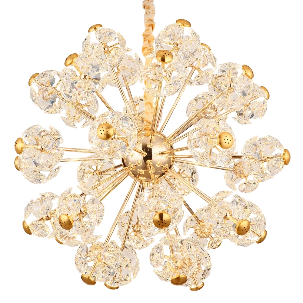 Lampe pendante dorée Floriella Ø 80cm Globo 9007371510559
